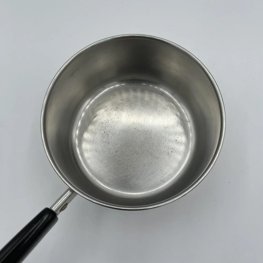 Revere Ware 1 Quart‎ Copper Clad Stainless Steel Sauce Pan W/Lid USA